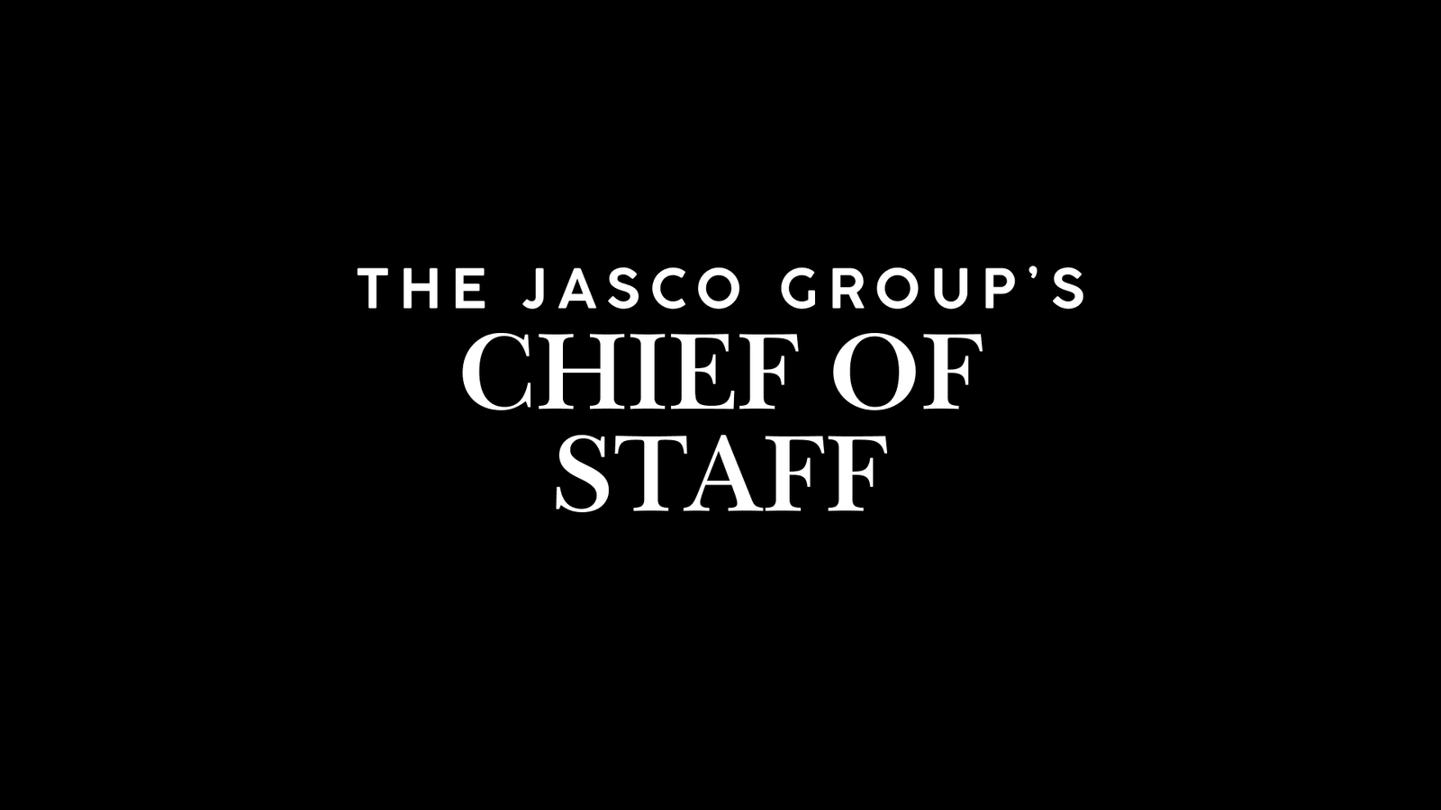 The Jasco Group Chief of Staff, Morgan Cole Article Cover Image